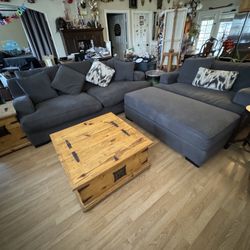 Gray Couch And Loveseat