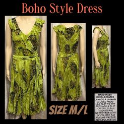 Size M/L- Boho Style Dress 