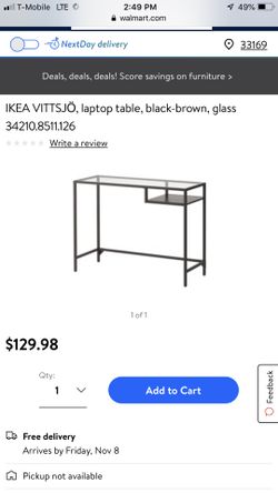 Glass desk