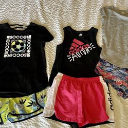Adidas Girls Lot Size 10/12 - Like New - 6 Pieces 