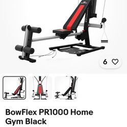 Bow flex Pro 1000 Home Gym Black 
