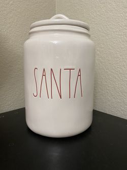 Rae Dunn Santa canister