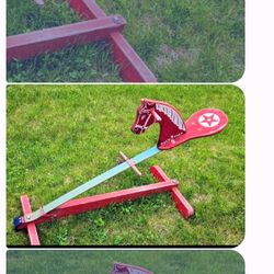 HOLIDAY Sale:  VI NTAGE:   Cal's Colt Hobby horse. HOLMDEL NJ
