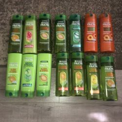 14 Garnier Fructis Shampoo & Conditioner 