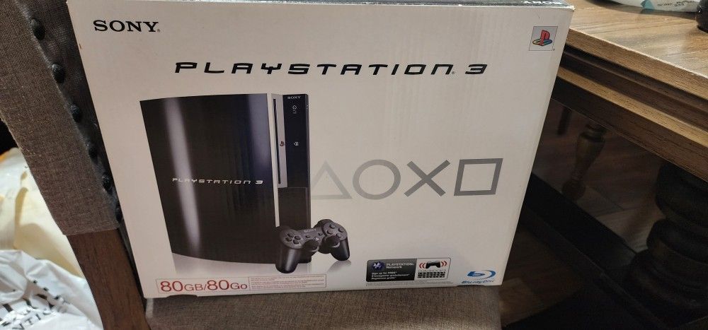 Sony Playstation 3 PS3 (CECHK01) 80GB Fat Console In Original Box