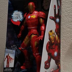 Disney Store Marvel Avengers Talking Iron Man 14"inch Action Figure Authentic New 