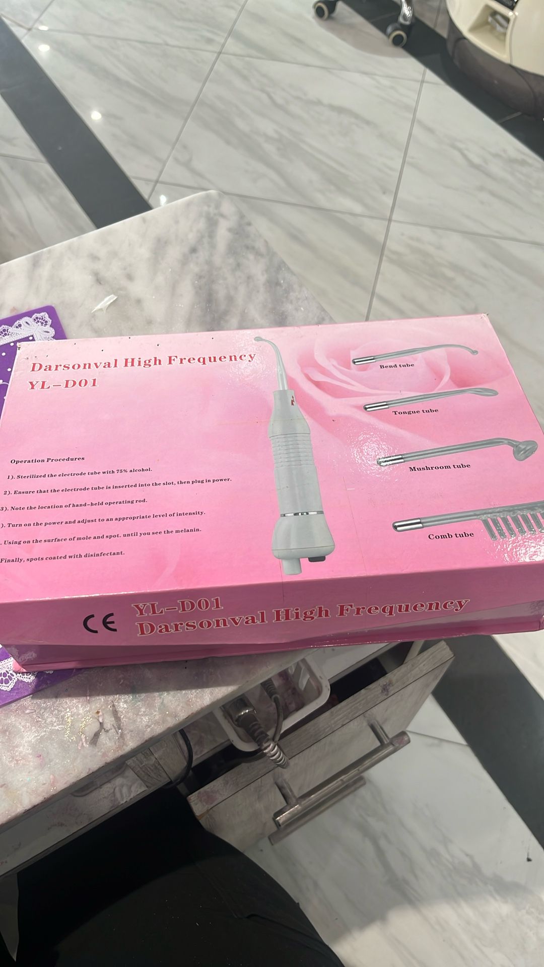 Darsonval high frequency wand