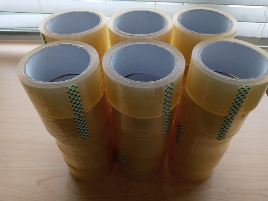 30 Rolls Shipping Packaging Box Packing Sealing Tape 2 mil 2" x 110 Yard 330FT