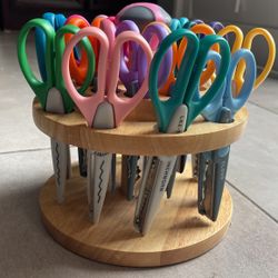 School Smart Paper Edger Scissors, Set Of 19