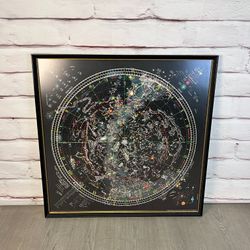 Vintage Map of The Universe Poster Art Gift