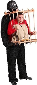 New HouseHaunters Get Me Outta This Cage Gorilla and Cage Costume Kit