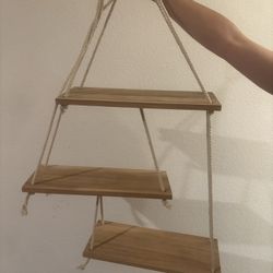 Hanging Rope Shelves
