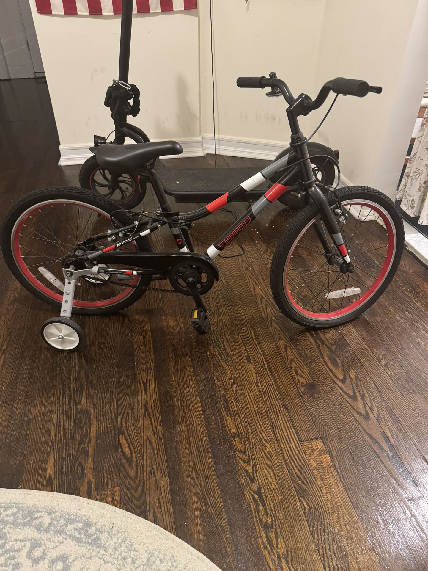 Kids Bike With 4 Wheels, Barley Used