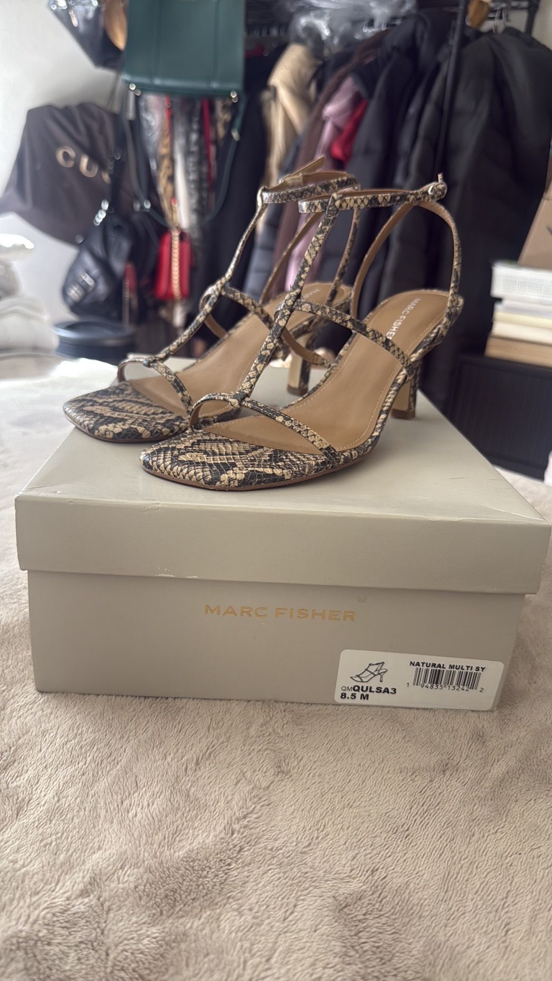 Mark Jacob’s Snake Heels 8.5