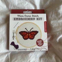 Mini Cross Stitch Embroidery Kit (CASH ONLY) 
