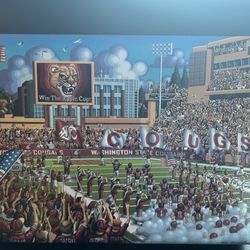 WSU Cougars Canvas Art