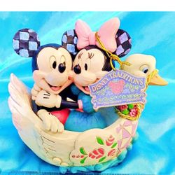 Jim Shore Disney Traditions Lovebirds (contact info removed) Minnie & Mickey 