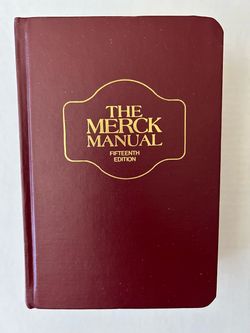 The Merck Manual Fifteenth Edition Hardcover
