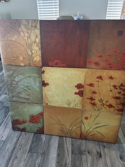 Poppy Nine patch Canvas