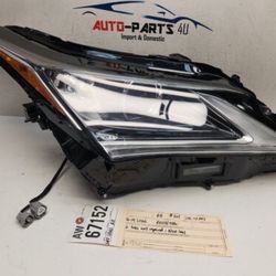 2016-2019 LEXUS RX350 RX 450h RIGHT PASSENGER LED W/ AFS HEADLIGHT OEM AW67152