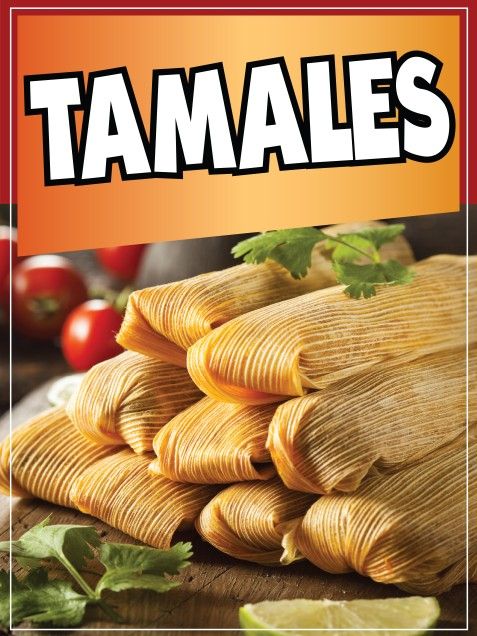 Tamales Decal Window Sticker Mexican Food Truck Concession Vinyl Restaurant