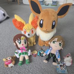Kawaii Anime And Pokémon Plushie Bundle