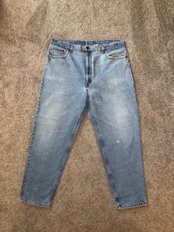 Levi’s 550 Men’s Jeans 42x30 Relaxed Tapered Leg Blue Denim 100% Cotton USA