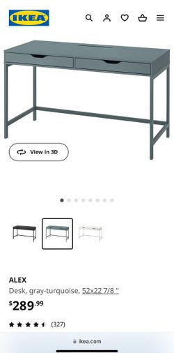 Desk (Ikea Alex Table)