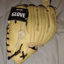 NEW Franklin Baseball Glove Adult & Youth LH CTZ5000 11.5" Tan Cowhide Infield