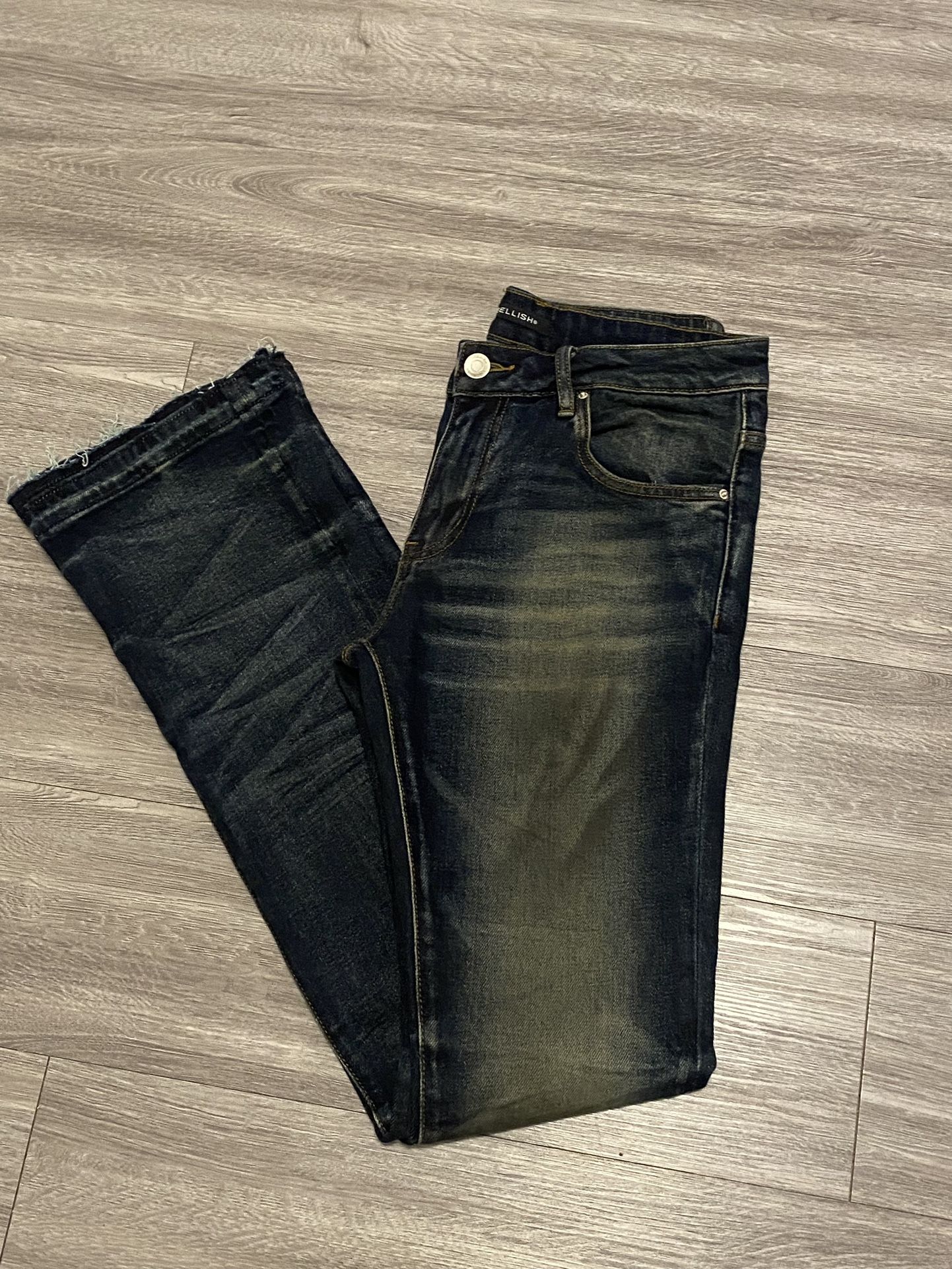 Embellish Jeans 32 Stacked Jeans