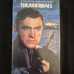 New In Package Vintage James Bond Thunderball VHS Cassette Tape!