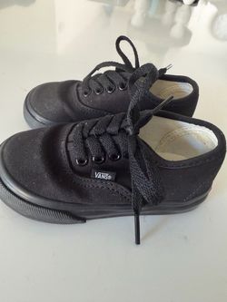 Vans Toddler Black Size 6.0