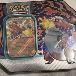 2023 PALDES PARTNERS TIN WITH SKELEDIRGE EX FOIL PROMO CARD & 5 BOOSTER PACKS