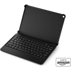 Amazon Renewed-Made for Amazon Bluetooth Keyboard with detachable case in Black, for Fire HD 10 (11th Generation) 2021 release
