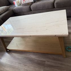 Marble/granite Counter Top Coffee Table 
