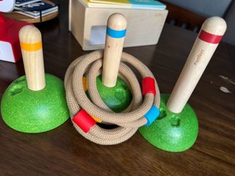 PlanToys Wooden Ring Toss Game