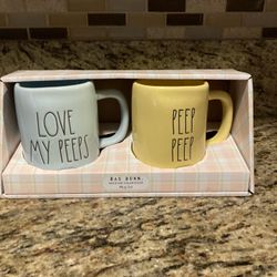 Rae Dunn Peeps Mug Set