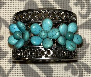 Silver Colored Cuff Bracelet 