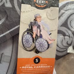 Halloween - New - Wheelchair Decoration - Princess Royal  Carriage - Silver 