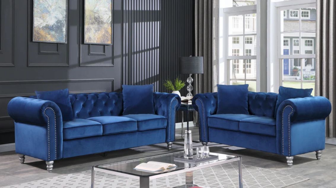 2 Pc Sofa And Loveseat Please Read Description For More Information for