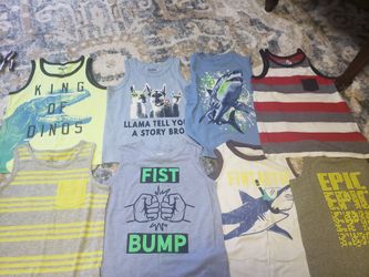 Boy Sleeveless "Tank" Tops Size 6