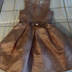Girls Rose Gold Dress