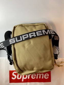 Supreme shoulder sales bag ss18 tan