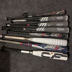 Baseball Bats Individually Priced No More Than $90 OBO