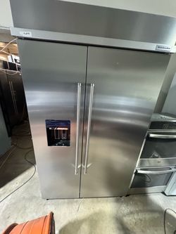 KitchenAid 48” 2025 Stainless Steel Side-by-Side Refrigerator