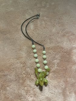 Handmade Orchid Necklace 