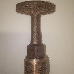 PERKO. BOAT PLUG  SOLID BRASS