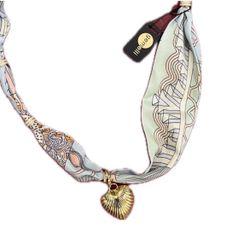 NWT ⚜️🩵⚜️ Gemelli gorgeous adjustable scarf necklace