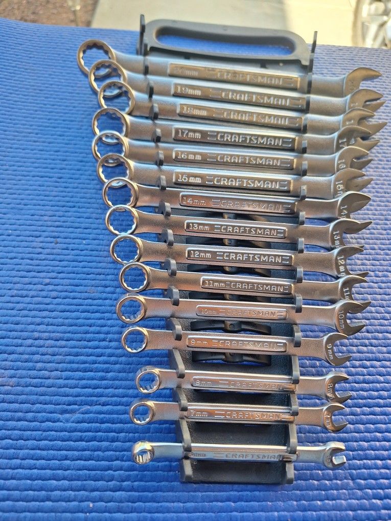 Craftsman 15 Piece Metric Wrench Set Made In USA 🇺🇸