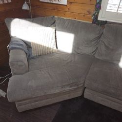 Sectional Couch With Cuddler!! 